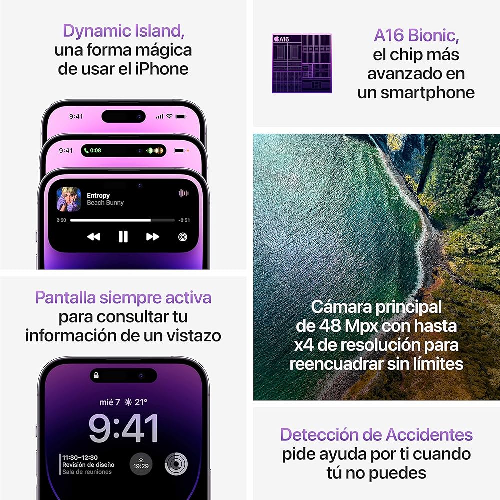 Apple iPhone 14 Pro 128GB - Silber (Generalüberholt) : Amazon.de